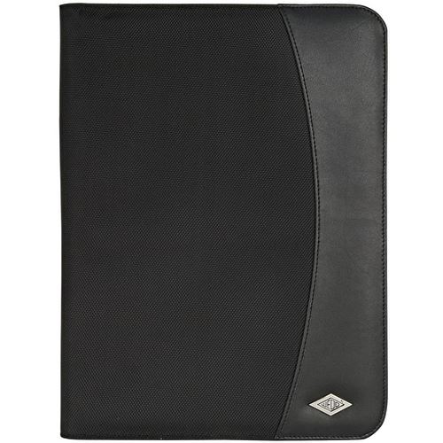 WEDO Schreibmappe Elegance, A4, Kunstleder/Nylon, schwarz