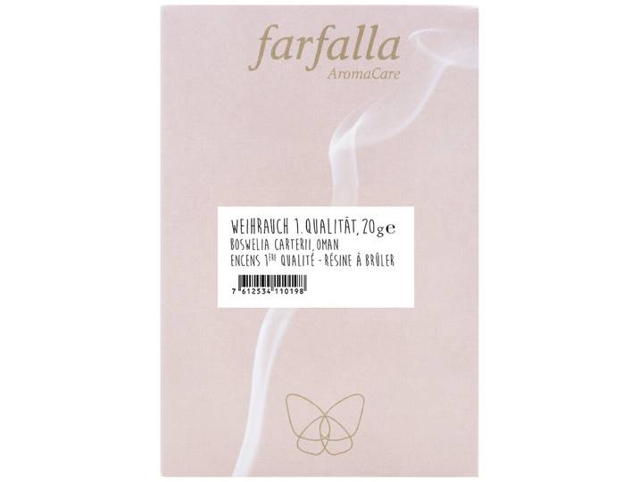 farfalla Weihrauch Harz 1. Qua.(B. carterii), 20g