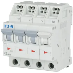 Eaton Leitungsschutzschalter PLI-D16/3N