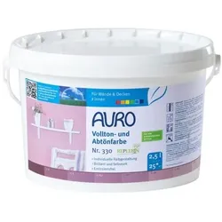 Auro Vollton- und Abtönfarbe 330 persisch-rot - 2,5 l Eimer