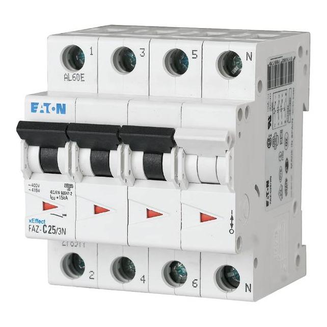 Eaton Leitungsschutzschalter, 2 A, 3p+N, 279006 (279006)