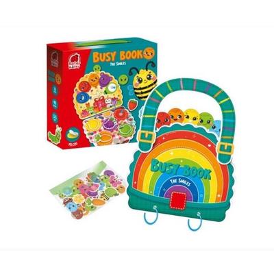 Lernspiel Roter Käfer Busy Book mit Klettverschluss Die Smileys RK1170-04