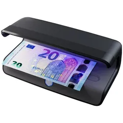 Safescan, Geldzähler, 55 LED UV Prüfgerät für Währungen, Pässe Schwarz (Geldscheinprüfer)