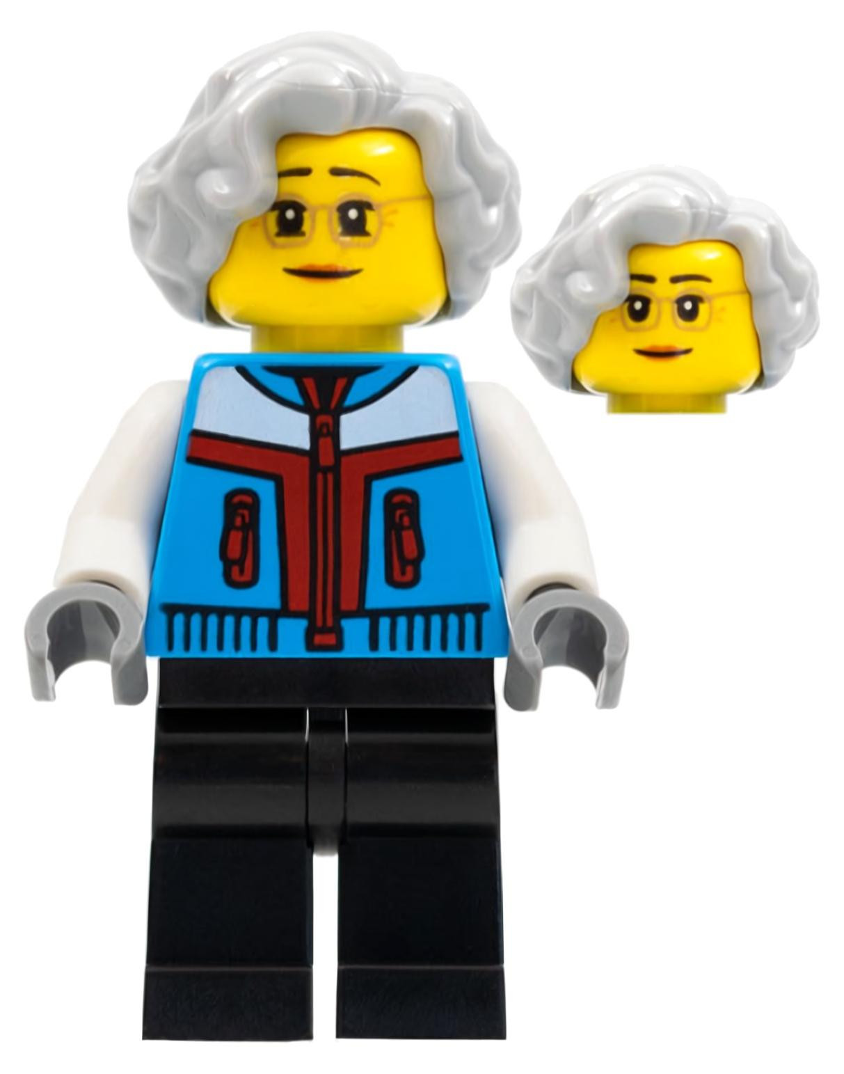 LEGO Minifiguur Lunar New Year Ice Festival Vrouwelijk donkere huidskleur