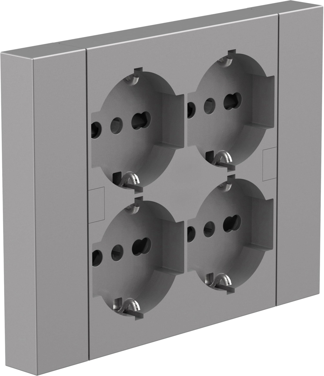 Electraline 22135 Inbouwstopcontact Quadra, 4-voudig, universeel P40