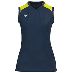 Mizuno, Damen, Sportshirt, Team Meis (3XL), Blau, Gelb
