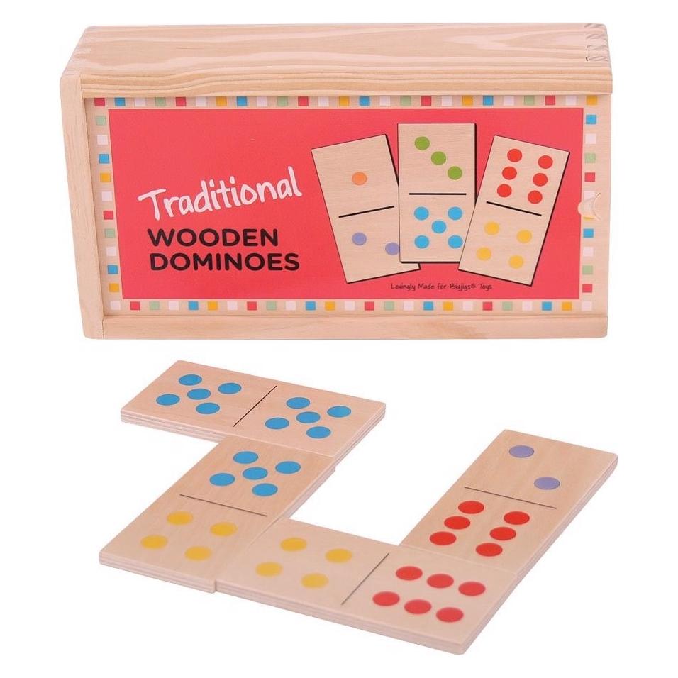 Bigjigs Traditional Wooden Dominoes (17511560)