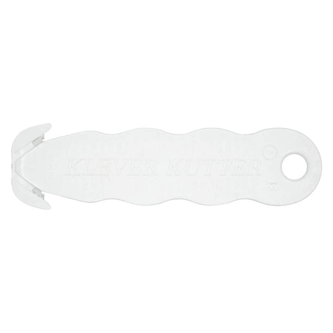 Klever KCJ-1W Kutter Sicherheitsmesser Weiss, 10 St. (KCJ-1W)