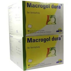 Macrogol dura Plv.z.herst.e.lsg.z.einneh 100 St