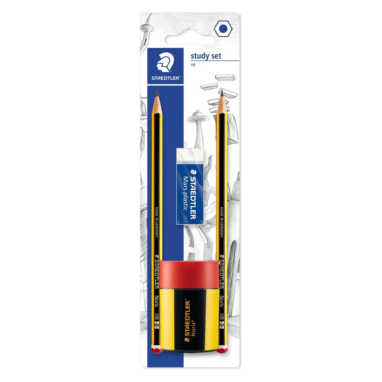 Staedtler Study set (2 mm, HB, 2x) (120 511BKD)