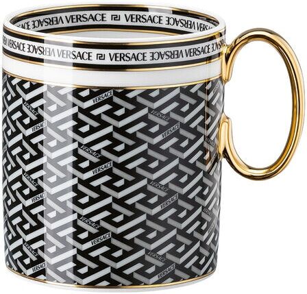 Versace Taza mug La Greca Signature Mug . Negro