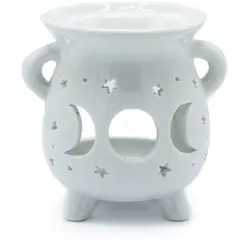 Caildren Oil Burner - Moon Phase - White