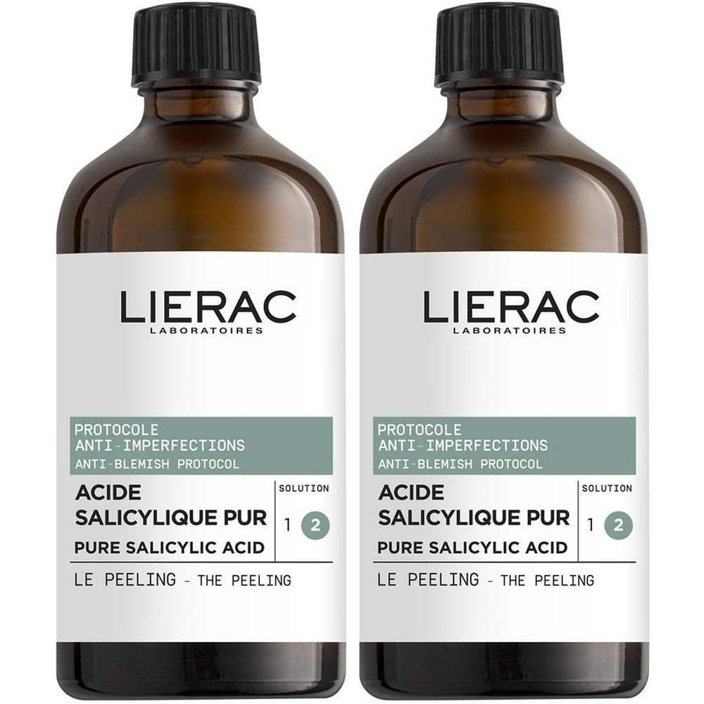 Lierac Protocole Anti-Pickel Peeling Lösung 2x 2x100 ml