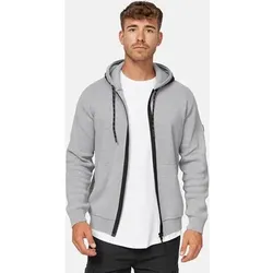 INDICODE Sweatjacke Reilly, Größe M in Grau Grau