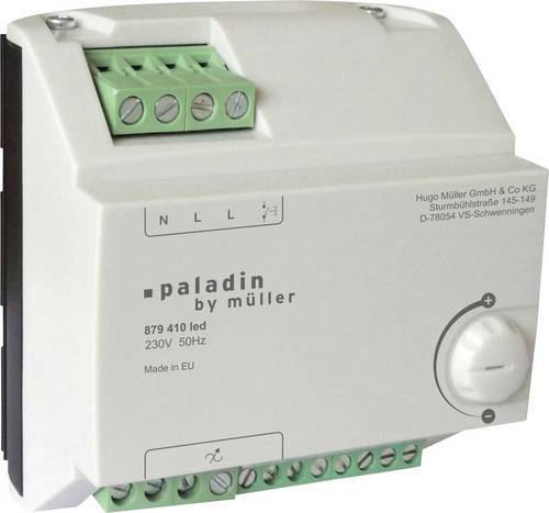 Müller 23483 Hutschienen Dimmer Geeignet für Leuchtmittel: LED-Lampe Weiß