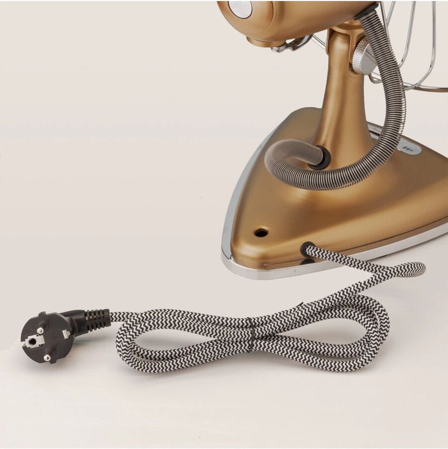 Bimar VENTILATORE IN METALLO CON FINITURE CROMATE MARRON