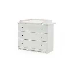 Wickelkommode Thilo   , weiß , Maße (cm): B: 117 H: 104