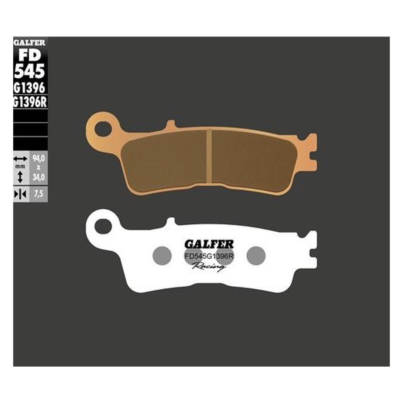 Galfer Bike BREMSBELAG GALFER SINTER FD545 G1396R RACING (Sintermetall) (FD545-G1396R)