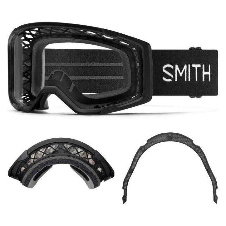 Smith Rhythm MTB + Dirt Screen - MTB Goggles (Black, Clear) (m0044934l99my-197737078621)