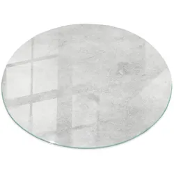 TISCHPLATTE fi50 cm Betonstruktur mit Kratzern