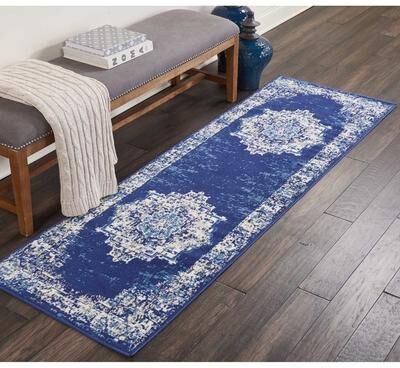 Nourison Grafix Distressed Vintage Medallion Area Rug