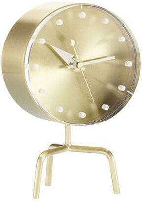VITRA Uhr Tripod Clock (Messing) gold EG