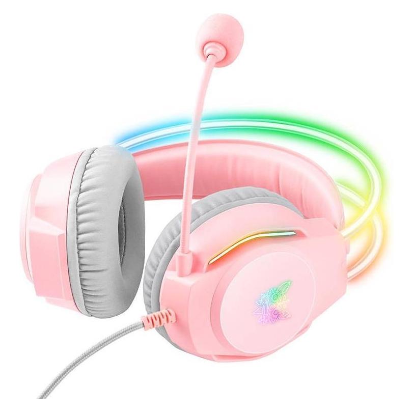 Onikuma X26 Gaming-Kopfhörer (kabelgebunden) Pink (Kabelgebunden) (ON-X26/PK)