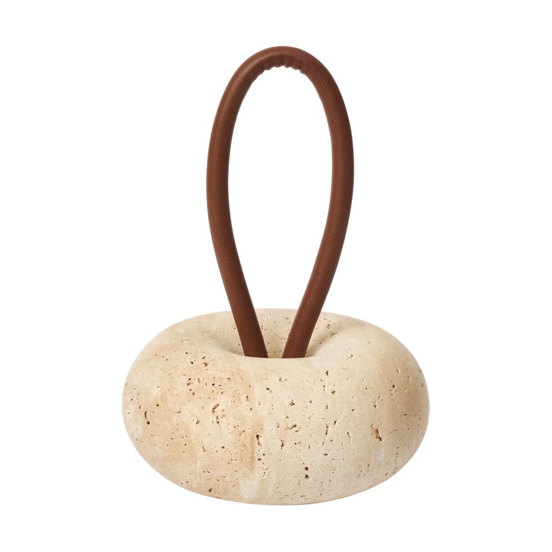Ferm Living Deurstopper Travertine Ø14 cm
