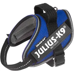 Julius-K9 K9 Idc Powair Geschirr Blau Mi (XS, Hund, Spazieren), Halsband + Leine