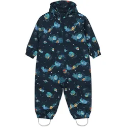 Color Kids, Unisex, Skijacke, Kleinkinder Schneeoverall Total Eclipse (80), Blau, Mehrfarbig