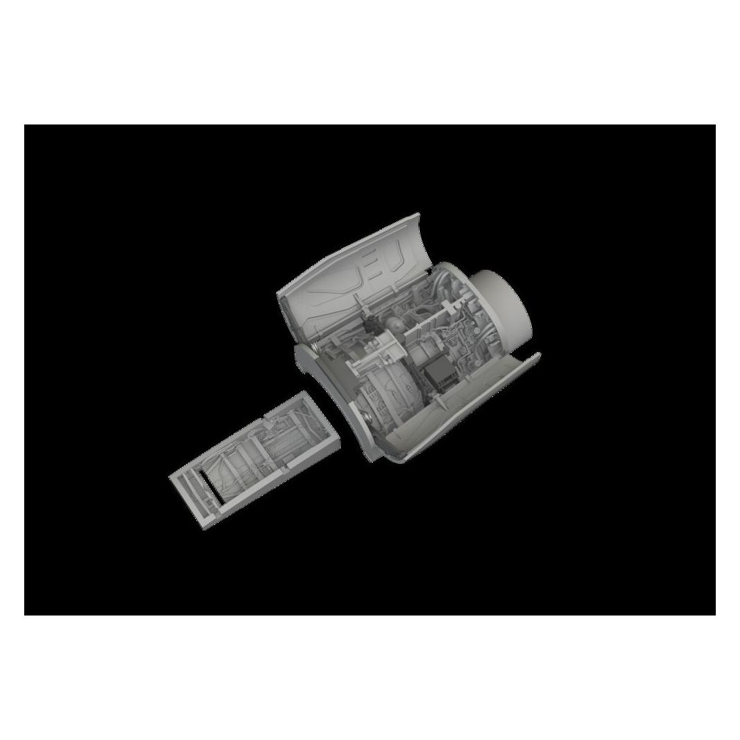 Eduard F-16C wheel bays late PRINT KINETIC (648984)