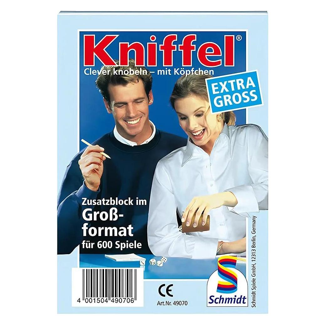 Schmidt Spiele Kniffel Gross (Deutsch, 2 - 8 Spieler) (49070)