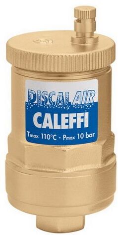 Caleffi Schnellentlüfter 551004 Messing, 1/2" AG, automatisch, IG-Anschlüsse
