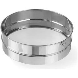 Hendi Bäckerei Rundsieb Edelstahl für Mehl, Küchensieb, Silber