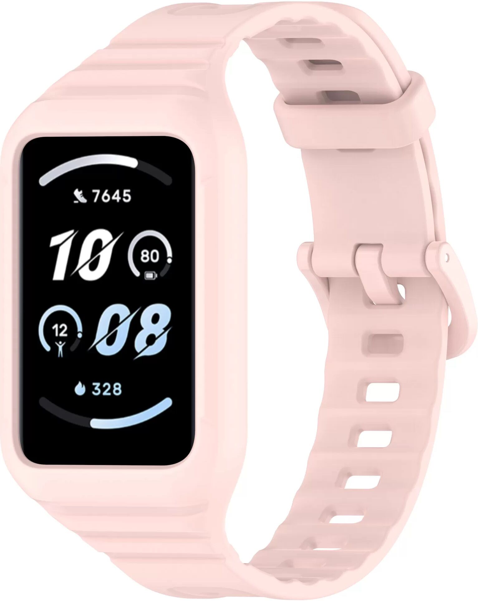 INF Silikonarmband für Honor Band 10 & Band 9 Rosa