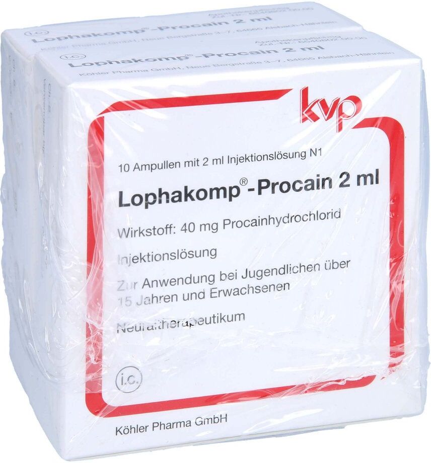 Lophakomp Procain 2 ml Injektionslösung