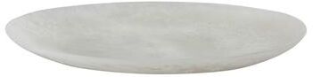 BIDKhome Oval Platter Resin White Set of 2