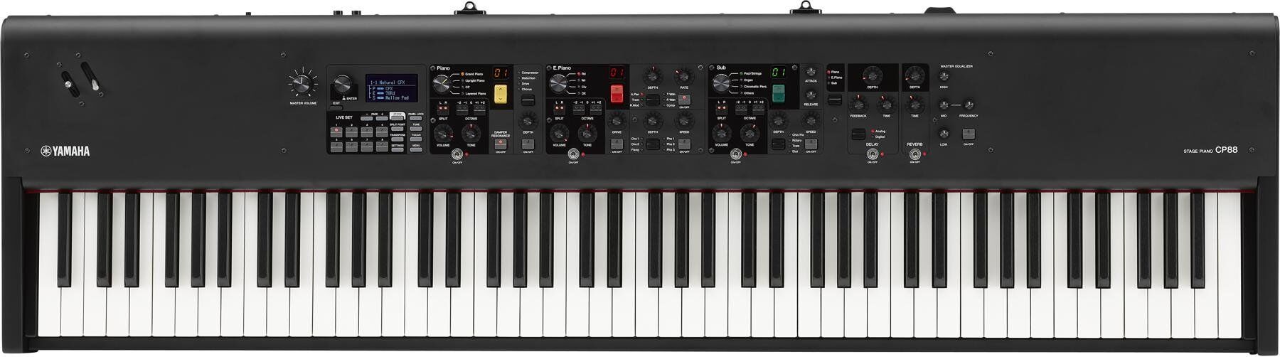 Yamaha CP88 Piano de Palco Pro Teclas em Madeira
