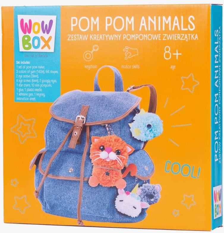 WOW BOX Creatieve set: Dieren van suikerwol
