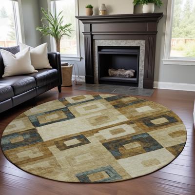 Addison Rugs Premium Washable Super Soft Blocky Contemporary Mayfield Rug