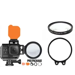 Backscatter Deluxe Pro Package with DEEP, DIVE, +15 and +10 MACROMATE Lenses for GoPro HERO 5-13