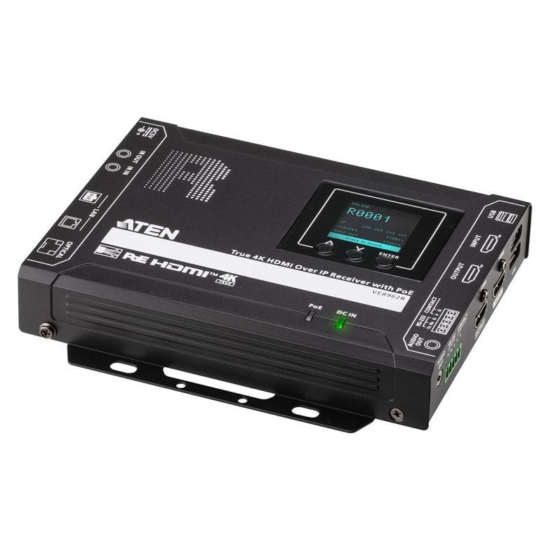 Aten VE8962R True 4K HDMI over IP Receiver with PoE (VE8962R)