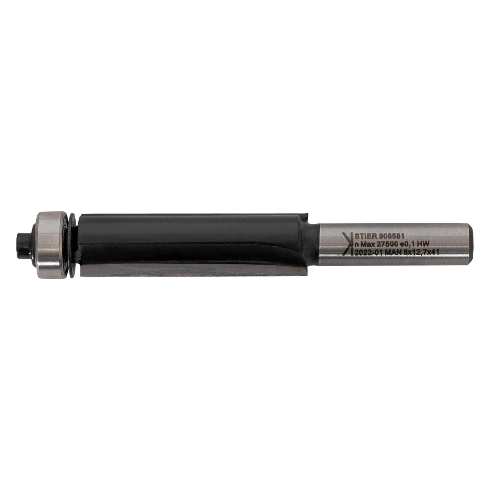 Stier Bündigfräser HW 8 mm Durchmesser 12,7 mm NL 41 mm (92326576)