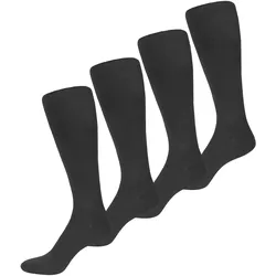 NUR DER Herren Kniestrümpfe Fit & Vital Knie 4er Pack
