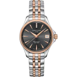 Certina DS Action Lady Diamonds C032.051.22.086.00 - grau,silber-rosé - 33.8mm