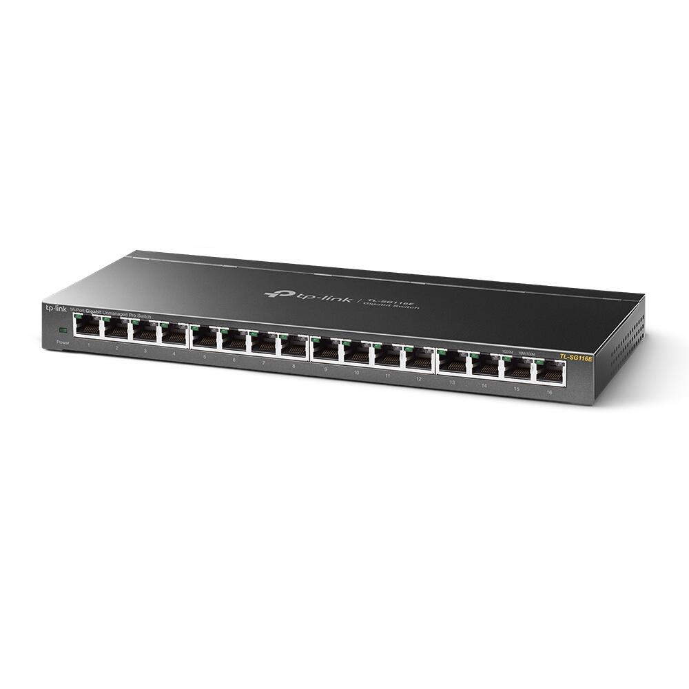 TP-Link TL-SG116E 16-Port-Gigabit-Unmanaged Pro Switch