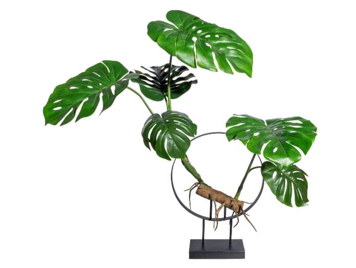 Kunstpflanzen Splitphilodendron mit Kunstholz H: 100 cm Gasper