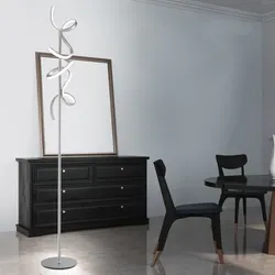 Stehlampe Stehleuchte Designleuchte Standleuchte Wohnzimmerlampe, Schalter dimmbar, Metall Kunststoff, LxBxH 22 x 22 x 156 cm