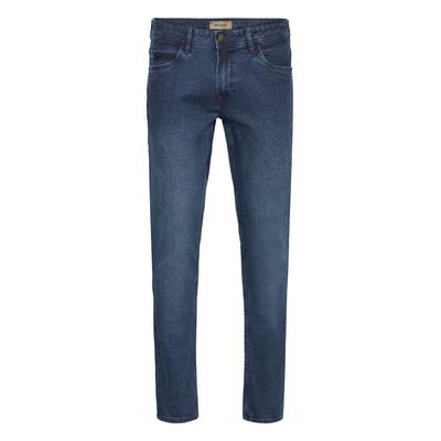 Slim-fit-Jeans BLEND "Slim-fit-Jeans BHZilon", Herren, Gr. 31/34, Länge 34, blau (denim dunkelblau), Obermaterial: 68% Baumwolle CO. 27% Polyester PES. 3% Viskose CV. 2% Elasthan EL., Jeans Slim-fit-Jeans
