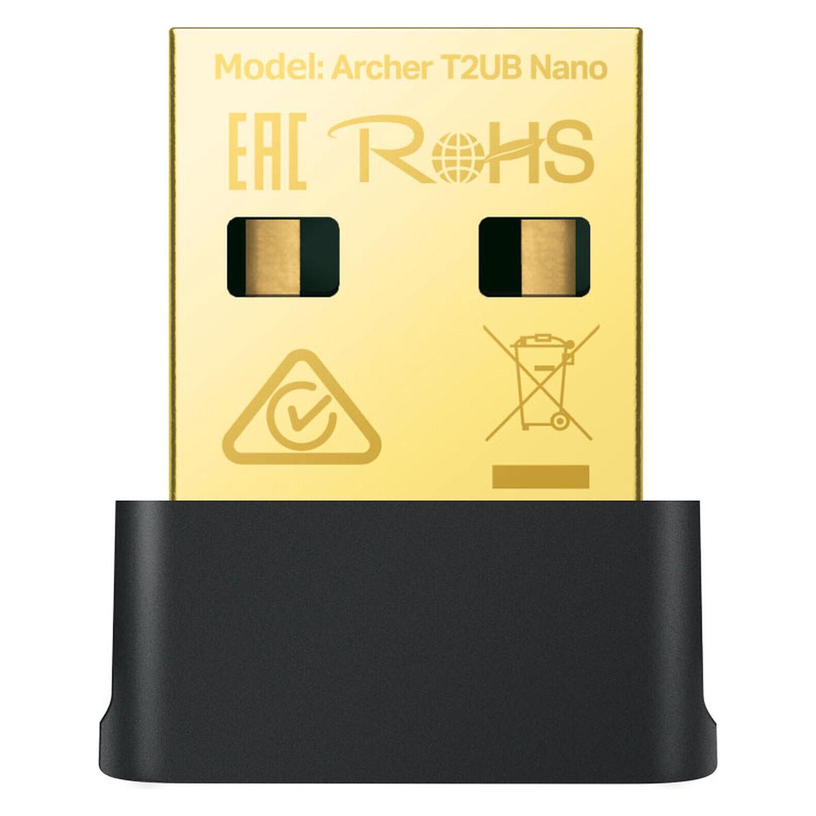 TP-Link WLAN-AC USB-Stick Bluetooth Archer T2UB Nano USB 2.0 (USB 2.0) (Archer T2UB Nano)